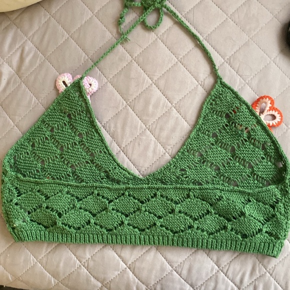 SHEIN Knit Halter Top NWOT - Picture 3 of 5